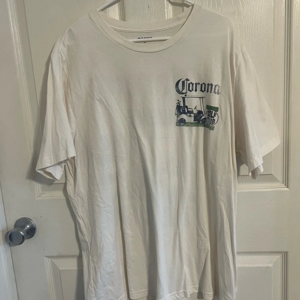 (2) Old Navy Mens 2XL Beer Short Sleeve T- Shirts Miller High Life Corona - Picture 7 of 12
